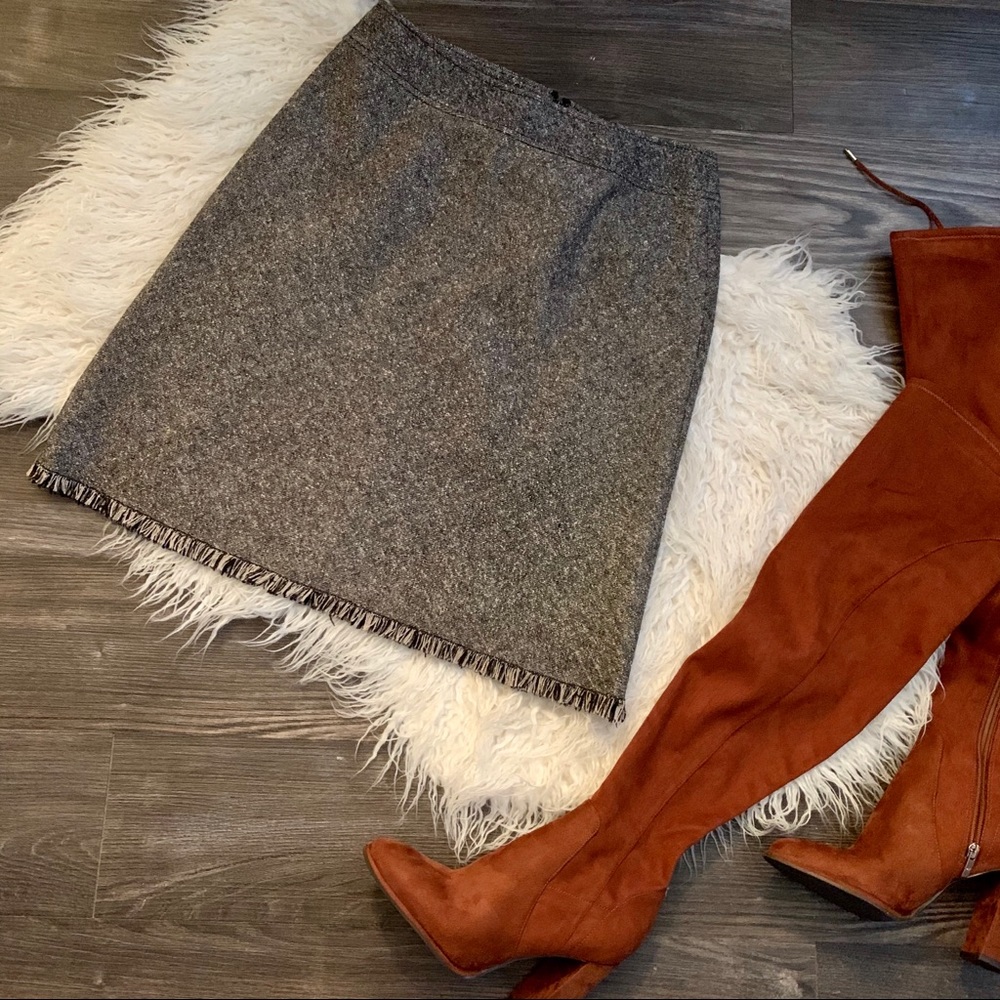 NWOT Caslon tweed skirt